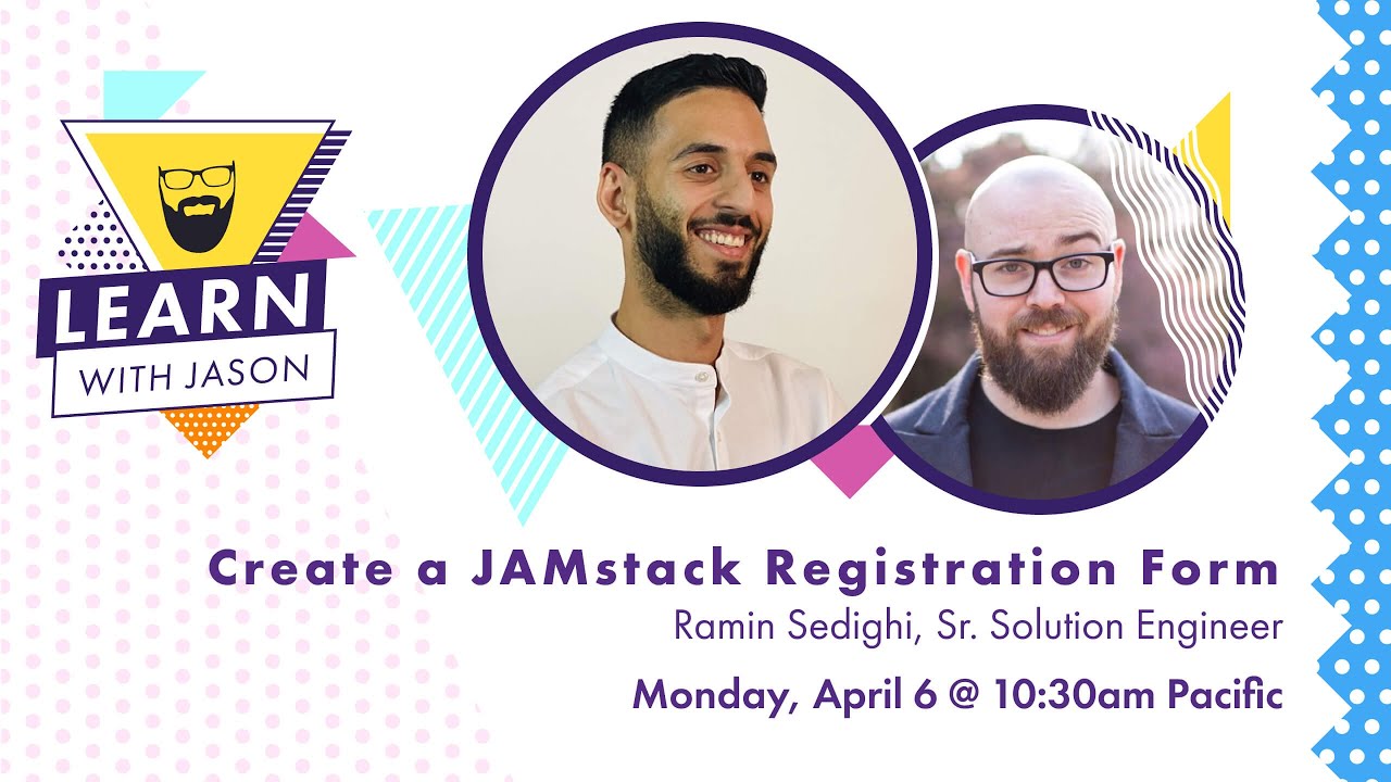 Create a Jamstack Registration Form