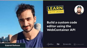 Build a custom code editor using the WebContainer API