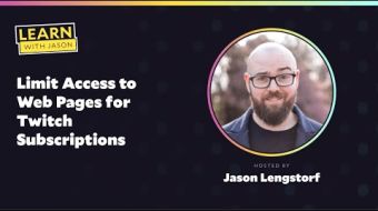 Limit Access to Web Pages for Twitch Subscriptions