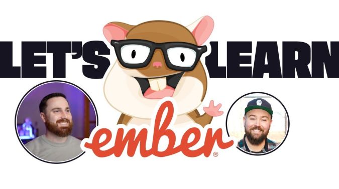 Robbie Wagner on a title card that reads, "Let’s Learn Ember.js"