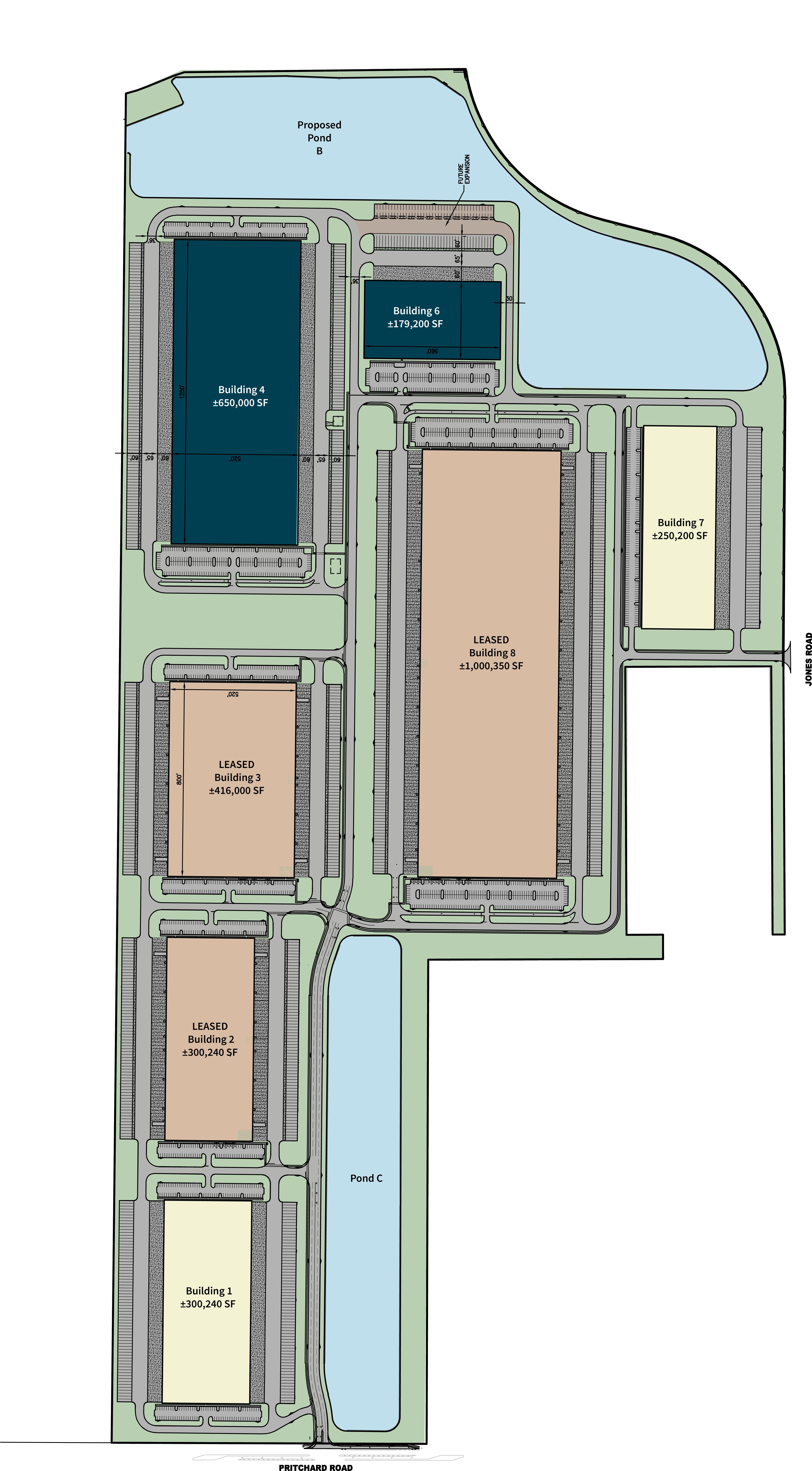 Available building site plan