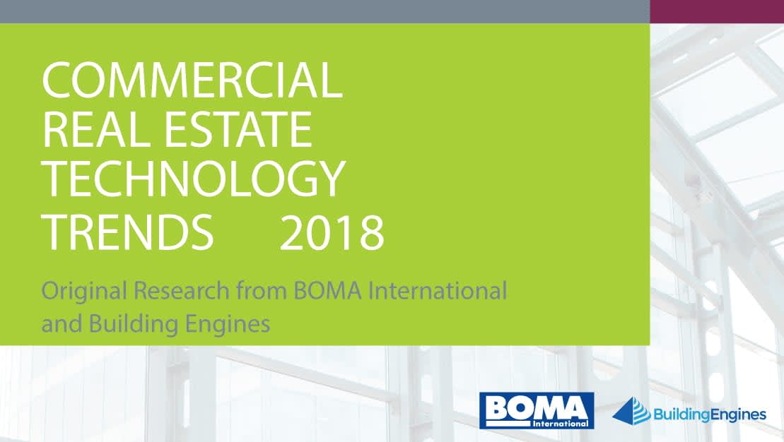 Commercial real estate technology trends 2018 Building Engines