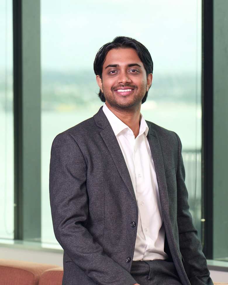 Portrait of Monish Khan, Research Analyst at JLL in Auckland