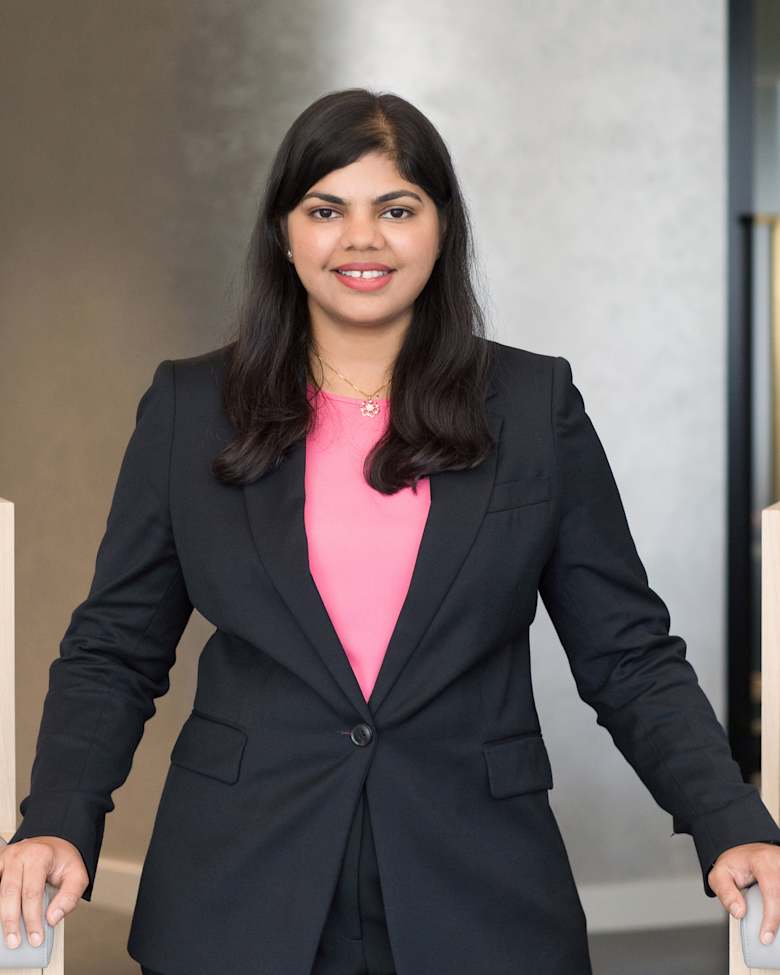 Portrait of Saranya Balijepalli, Director, Healthcare Consulting at JLL in Dubai