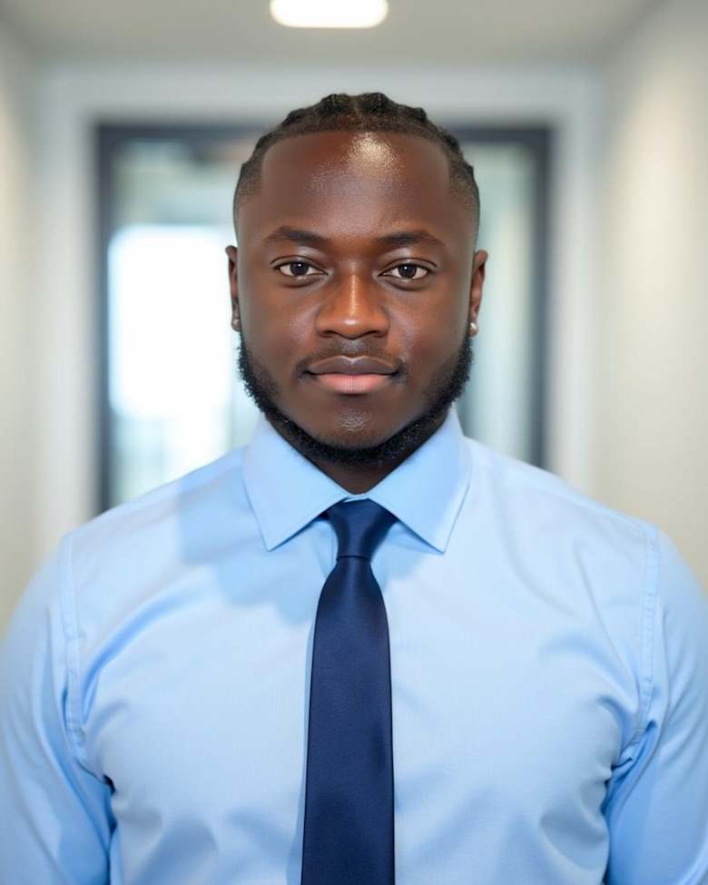 Portrait of Panashe Mutasa, Apprentice Surveyor at JLL in Manchester