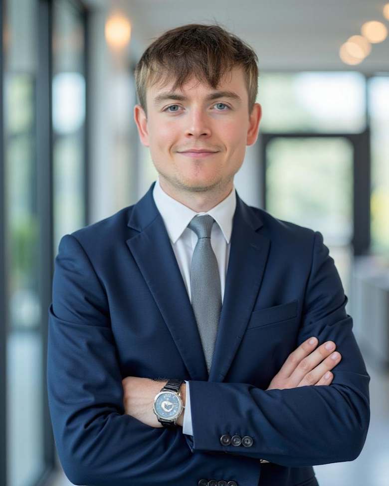 Portrait of Joe Cole, Assistant Cost Manager at JLL in Manchester