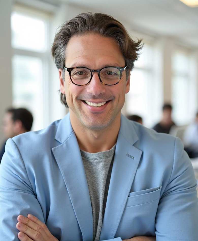 Portrait of Simon Landmann, Managing Director at JLL in New York