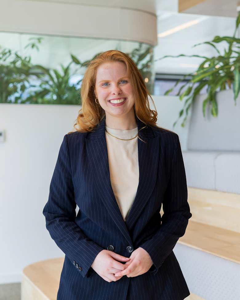 Portrait of Tilly Spierings, Consultant - Research & Strategy | Offices & Sustainability at JLL in Amsterdam