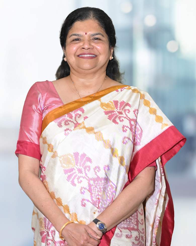 Portrait of Lata Pillai, Senior Managing Director and Head of Capital Markets, India at JLL in Mumbai