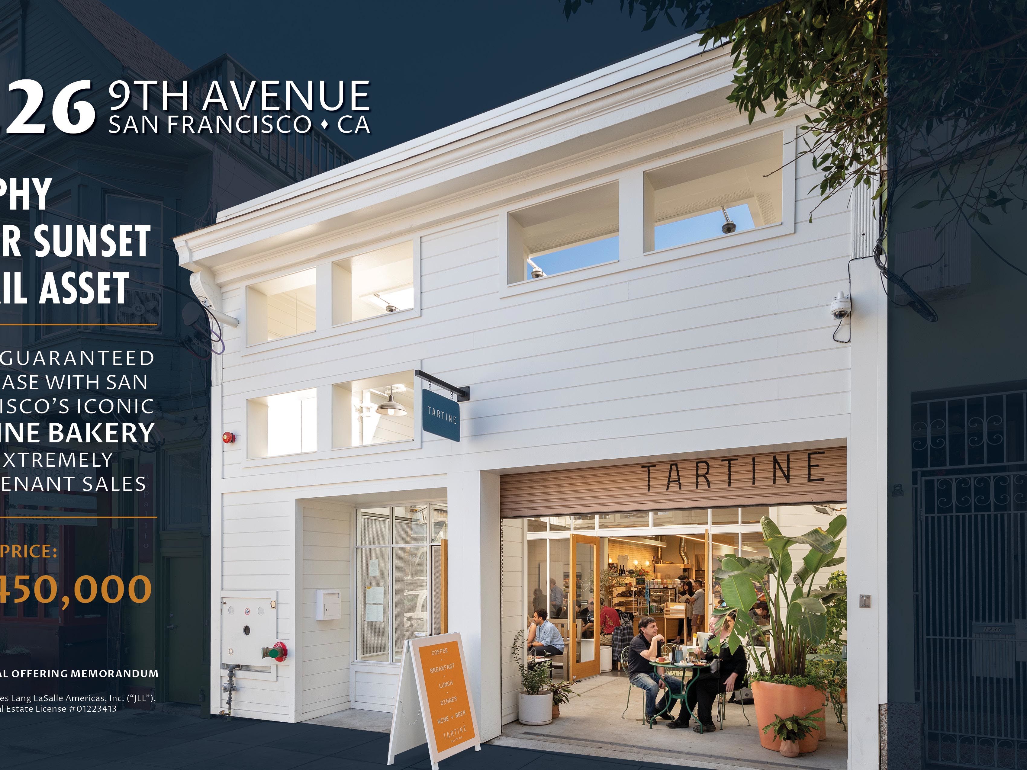 1226 9th Avenue (Tartine Bakery) — Sale in San Francisco, CA, photo 2 of 8