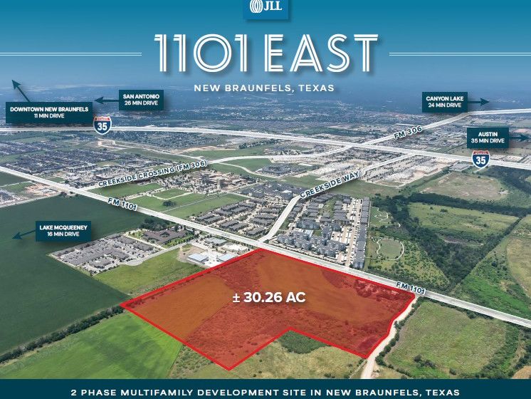 1101East | ±30.26 AC Development Site in New… — Sale in New Braunfels, TX, photo 2 of 8