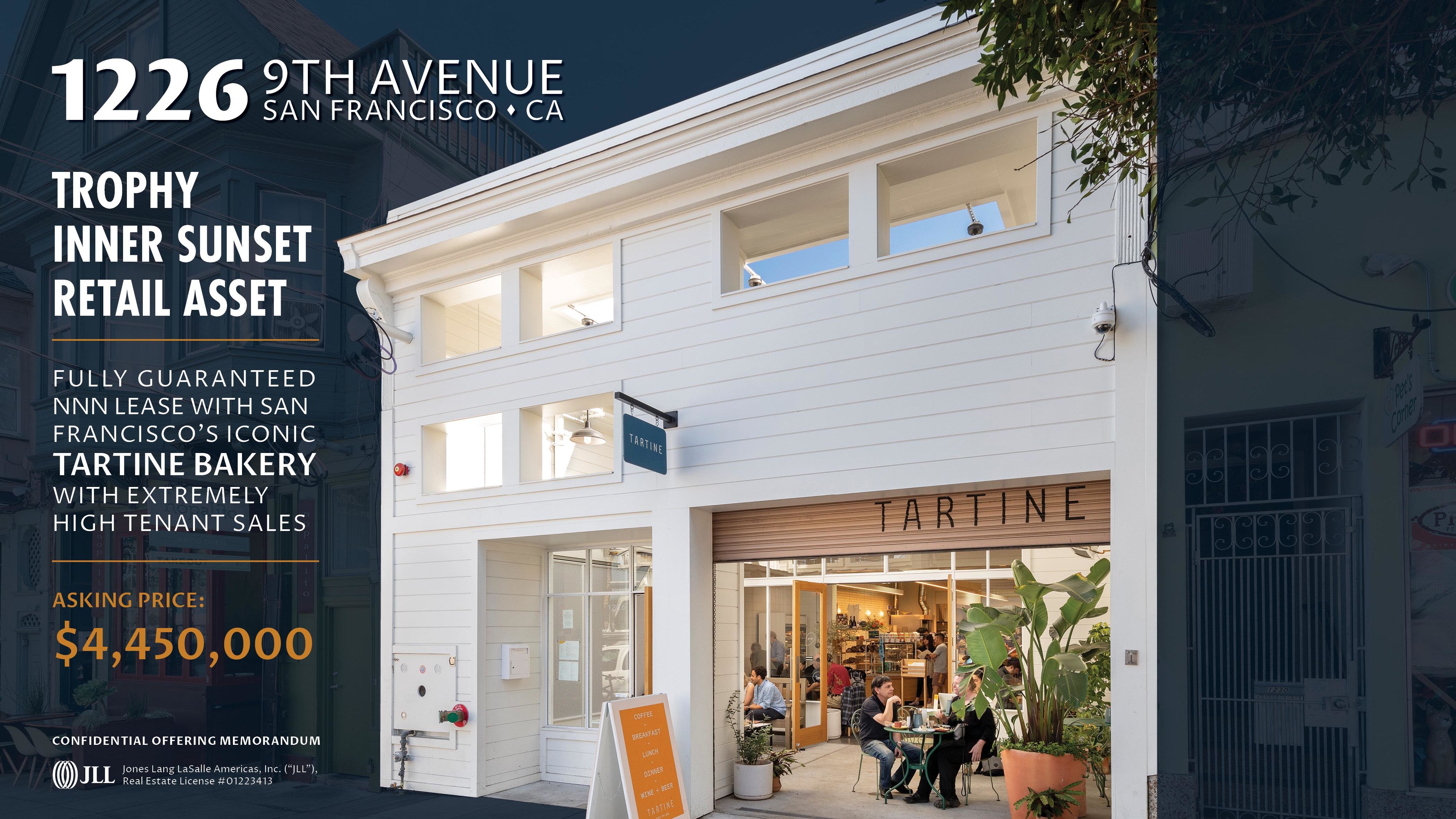 1226 9th Avenue (Tartine Bakery) — Sale in San Francisco, CA, photo 1 of 8