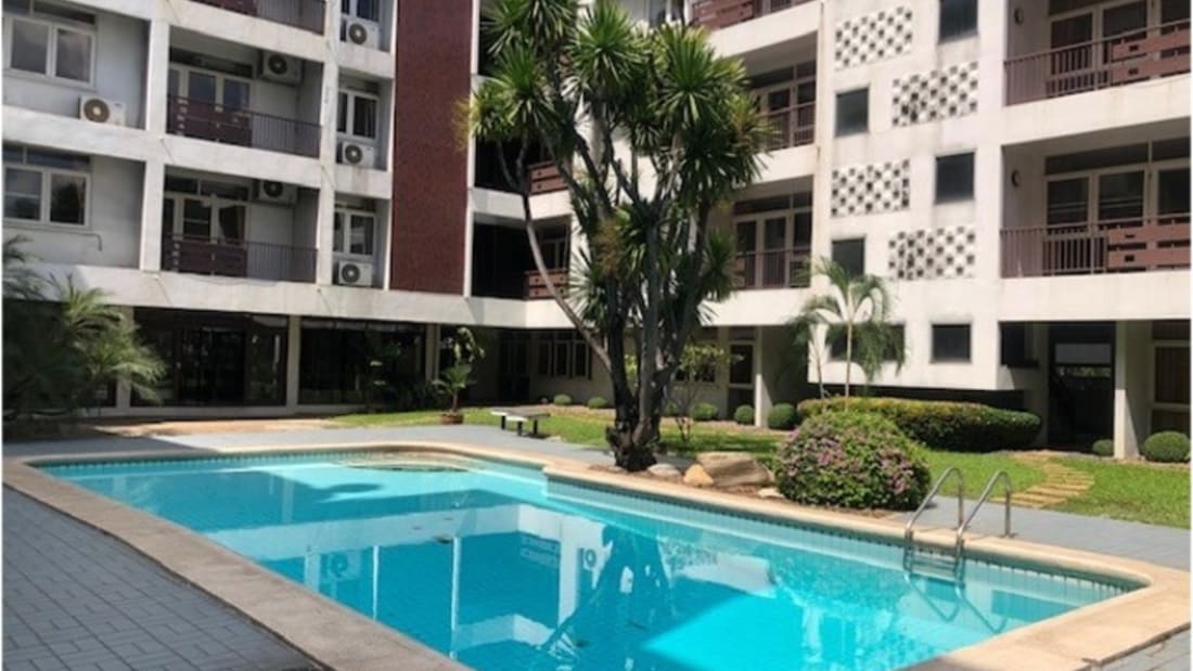 Land with Apartment on Sukhumvit 63 Road ( Soi Ekamai 12-14 ) 4_Immobilie zu verkaufen