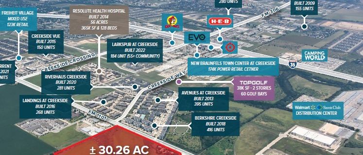 1101East | ±30.26 AC Development Site in New… — Sale in New Braunfels, TX, photo 4 of 8