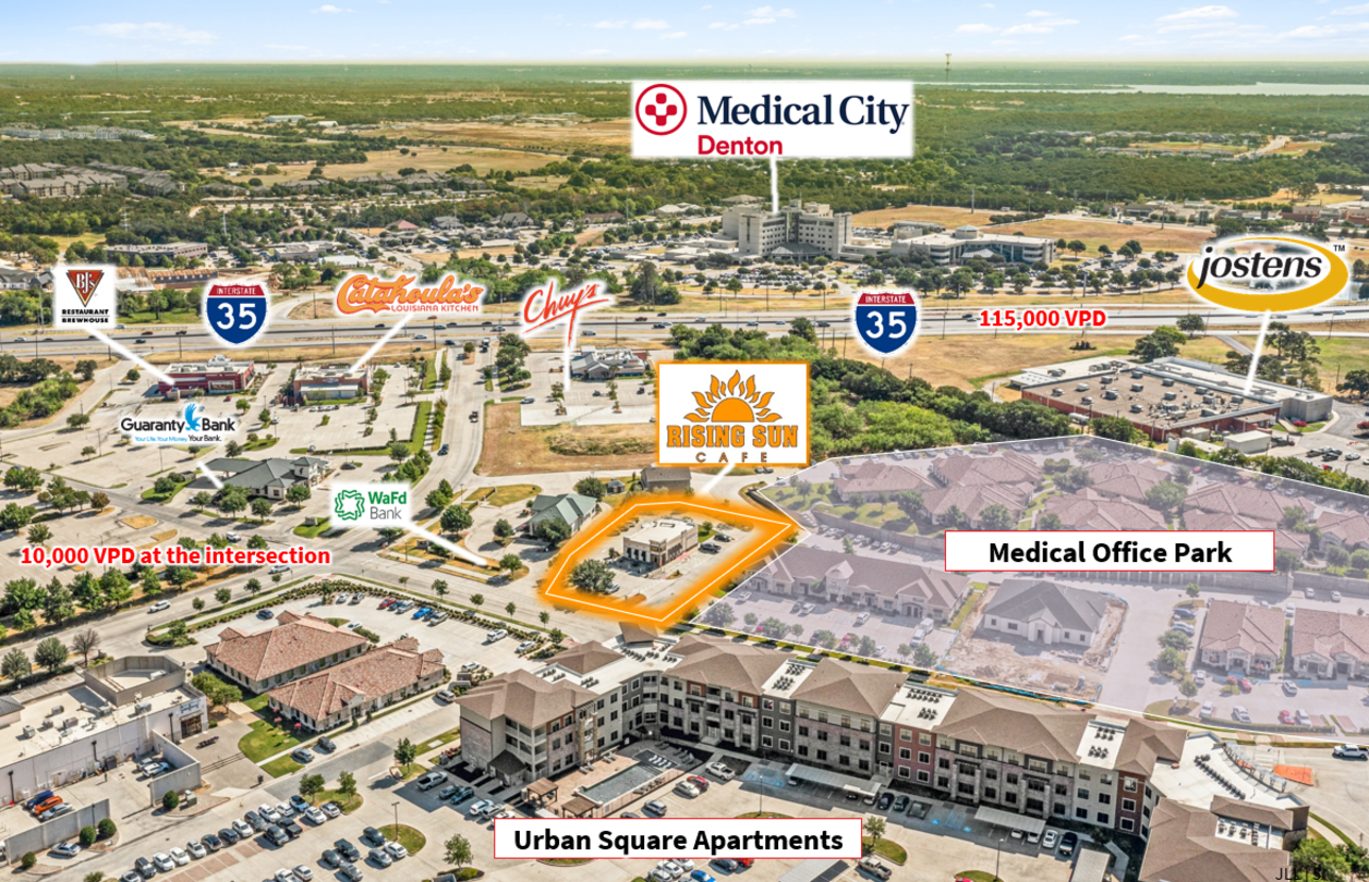 Rising Sun Cafe Denton, TX Property For Sale Denton JLL