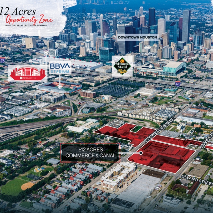 12 Acre Infill OZ Development Opportunity with Adaptive Reuse  Buildings–Houston - Houston - Properties for Sale, US