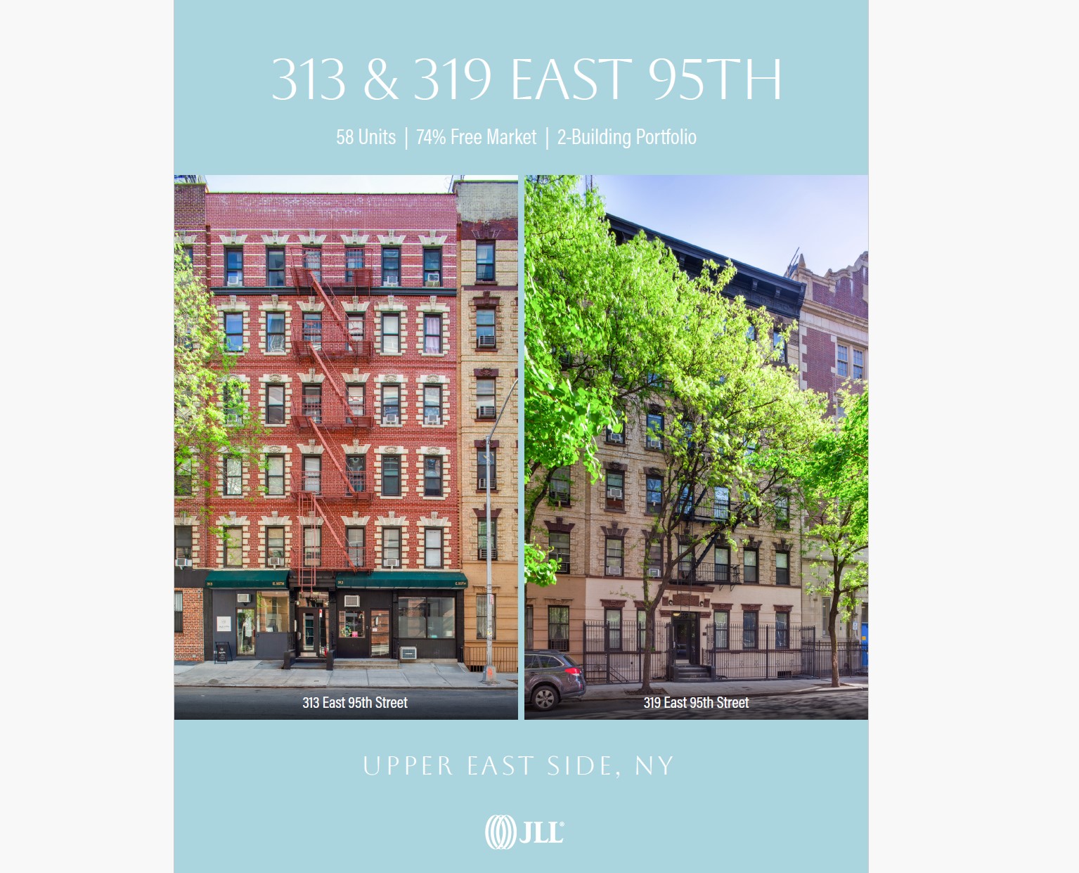 313 & 319 East 95th Street - New York - Properties for Sa
