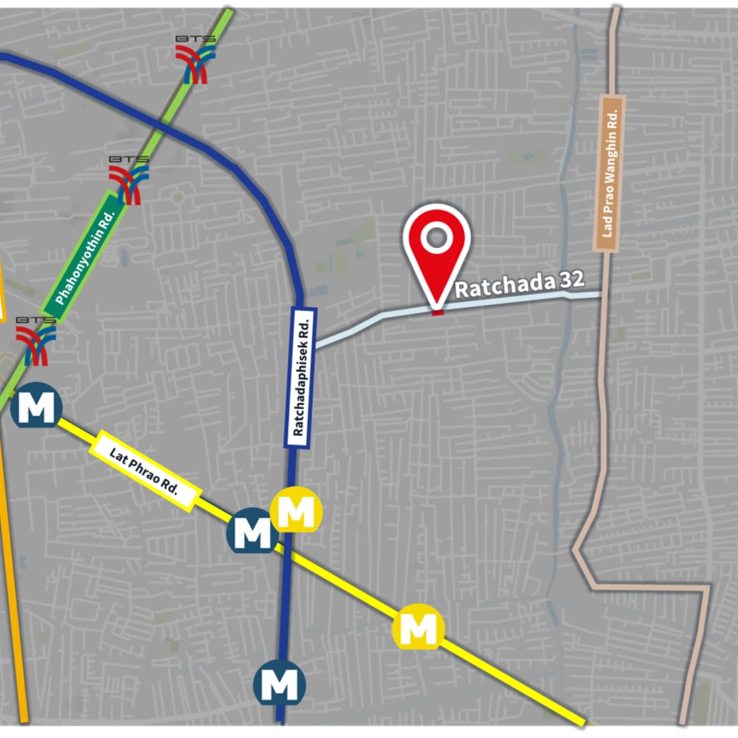 Freehold land 1 Rai on Ratchadaphisek 32 Road_Property for Sale