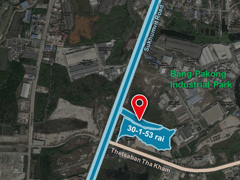 Freehold Land 30 rai on Bangna-Trad km.51_Propriété à vendre