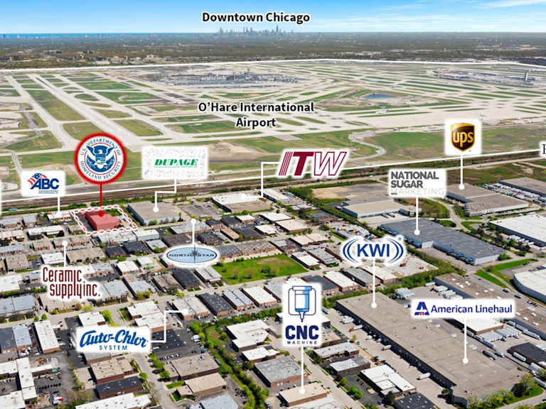 U.S. Government O&#39;Hare Int&#39;l Airport Industrial Facility - Chicago MSA_Property for Sale