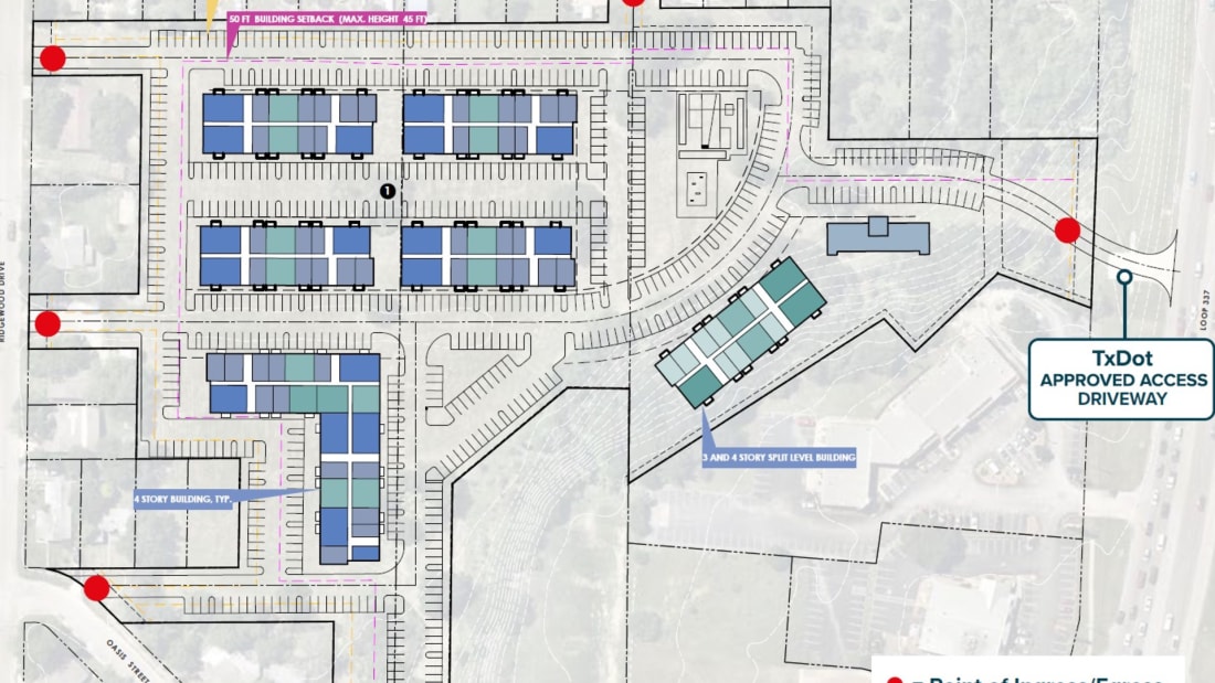 Loop 337 &amp; IH-35 Multifamily Site 4_Actifs en vente