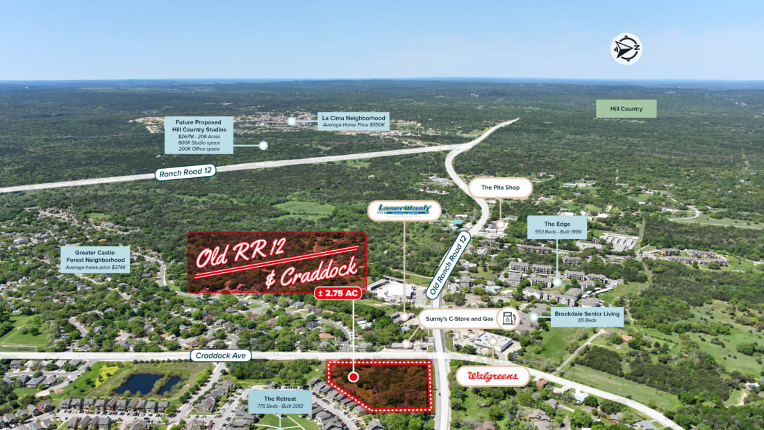 Ranch Road 12 &amp; Craddock - San Marcos 4_Actifs en vente