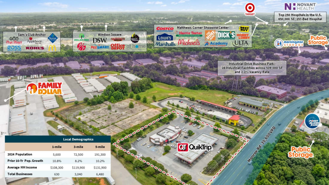 QuikTrip Matthews, NC (Charlotte MSA) Matthews Prop...