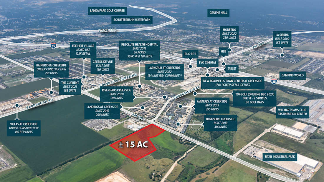 Creekside New Braunfels Land Site 4_Property for Sale