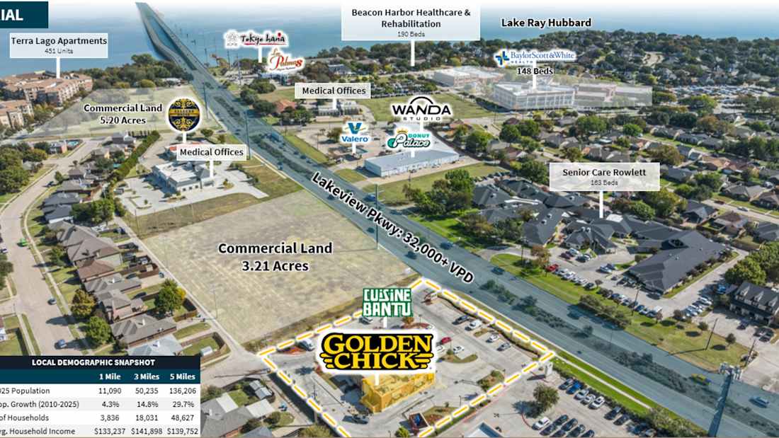 Golden Chick - Rowlett, TX 4_판매용 부동산