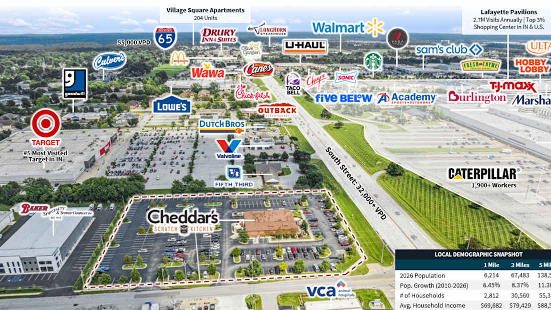 Cheddar's Scratch Kitchen - Lafayette, IN 4_Property for Sale