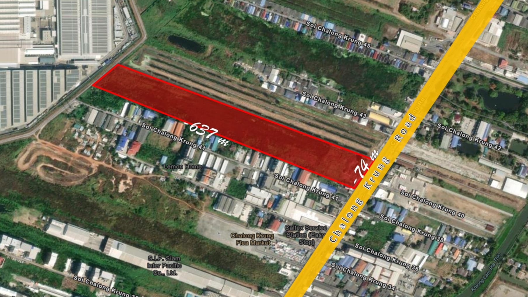 Land on Chalong Krung road_販売物件