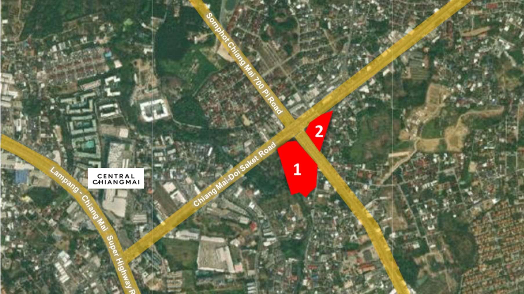 For Sale&#x2F;Lease Land near Central Festival Chiang Mai_Immobilie zu verkaufen