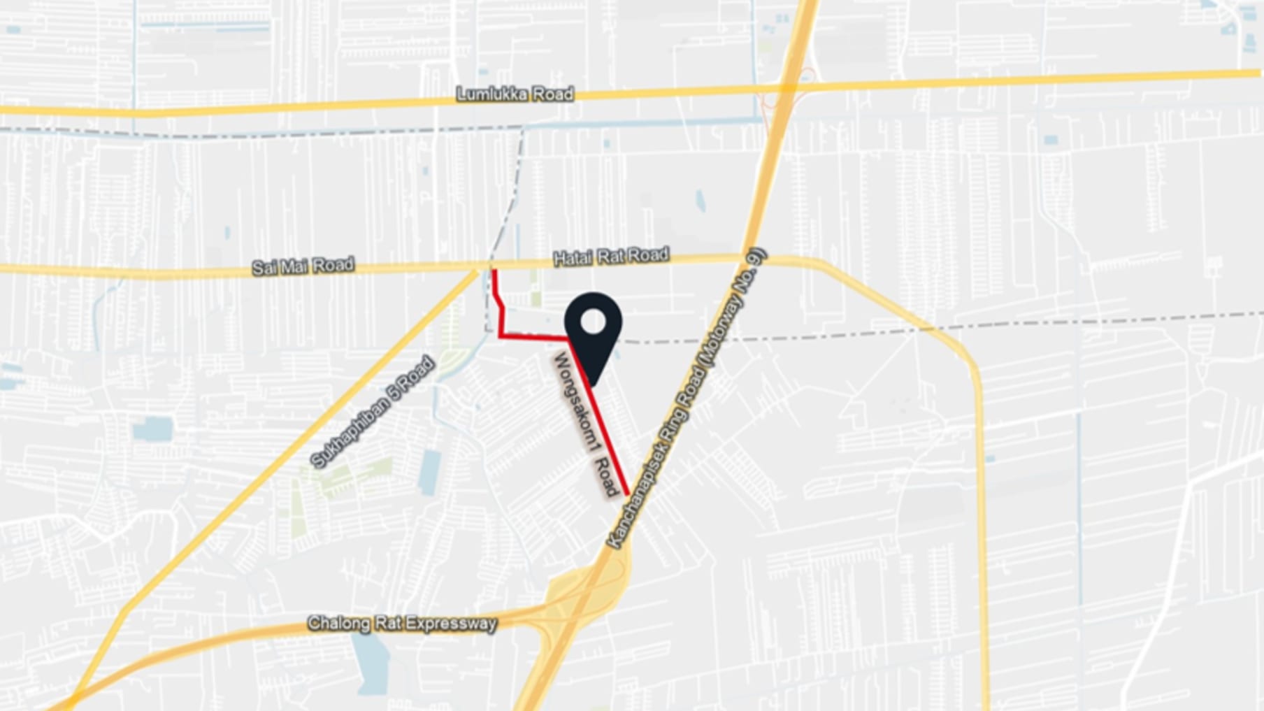 Freehold land in Wongsakorn 1 near Chalong Rat Expressway and Motorway_Property for Sale
