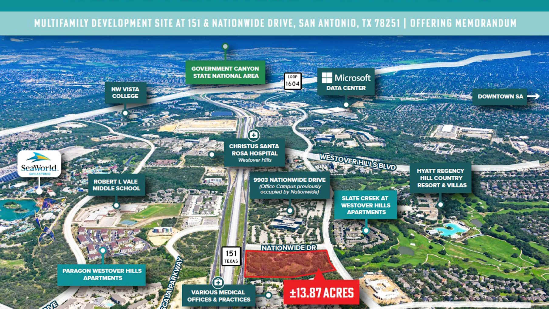 Westover Hills | ±13.87 AC Development Site in San Antonio, TX_Propriété à vendre