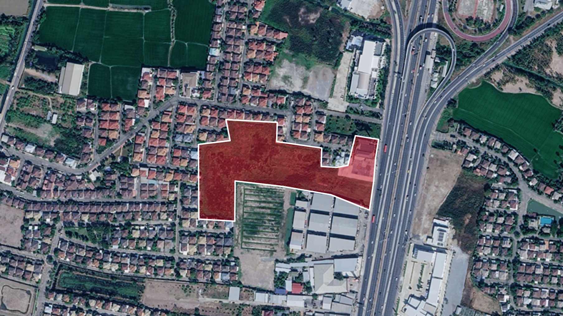 Freehold land 17-0-87.5 rai on Ratcha Phruek Road_Property for Sale