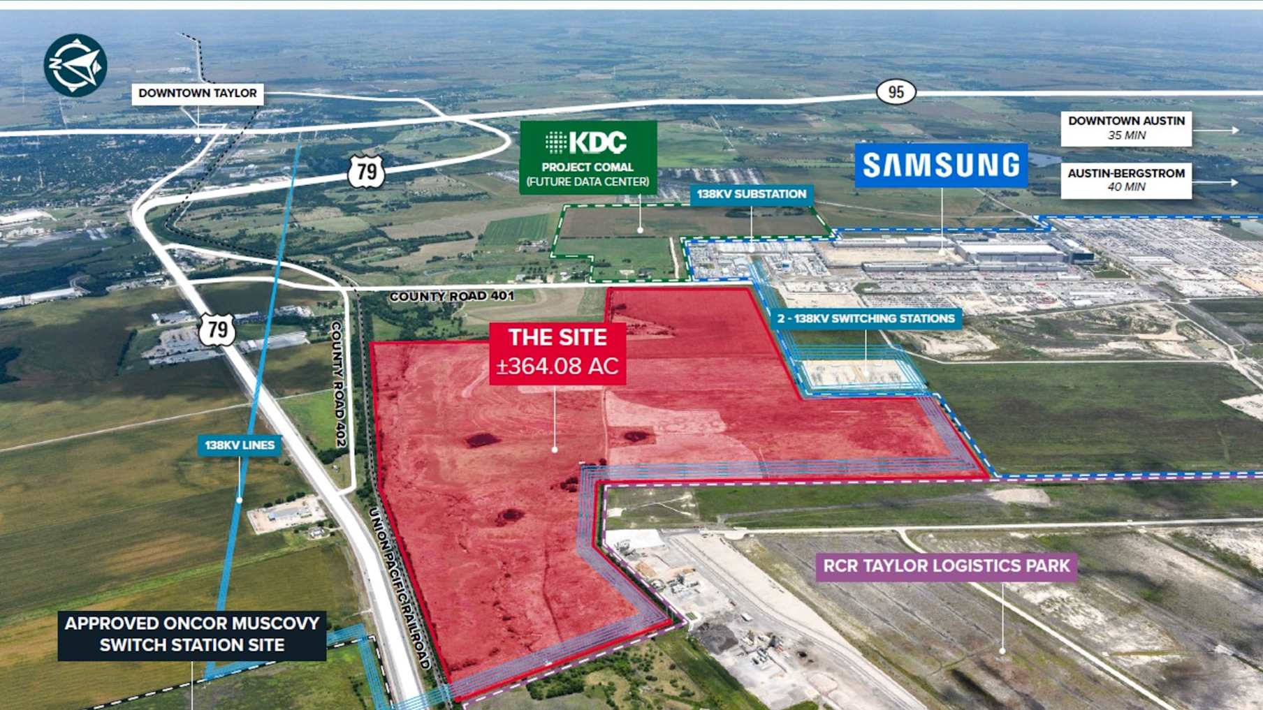Taylor Technology Gateway | 364 Acres | Adjacent to Samsung_Property for Sale