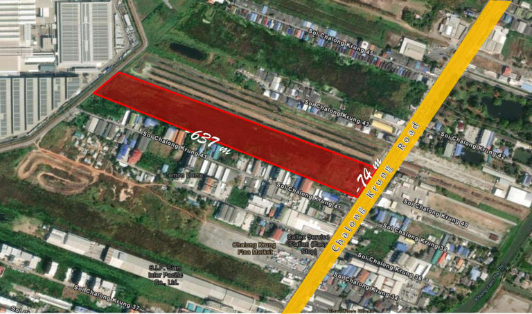 Land on Chalong Krung road_販売物件