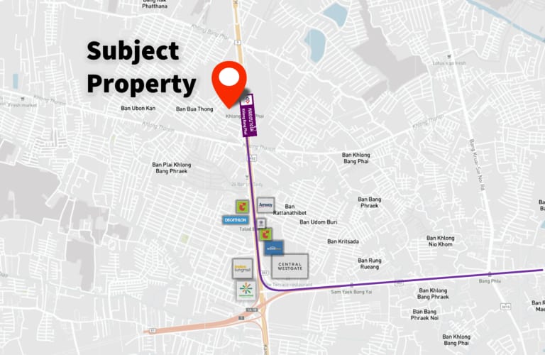 15 rai freehold land 0 m. from MRT Khlong Bang Phai Park &amp; Ride Station_Property for Sale