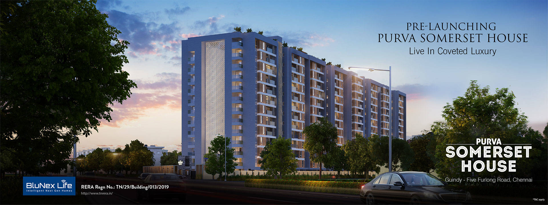 Purva Somerset House Five Furlong Road, Chennai Apartments