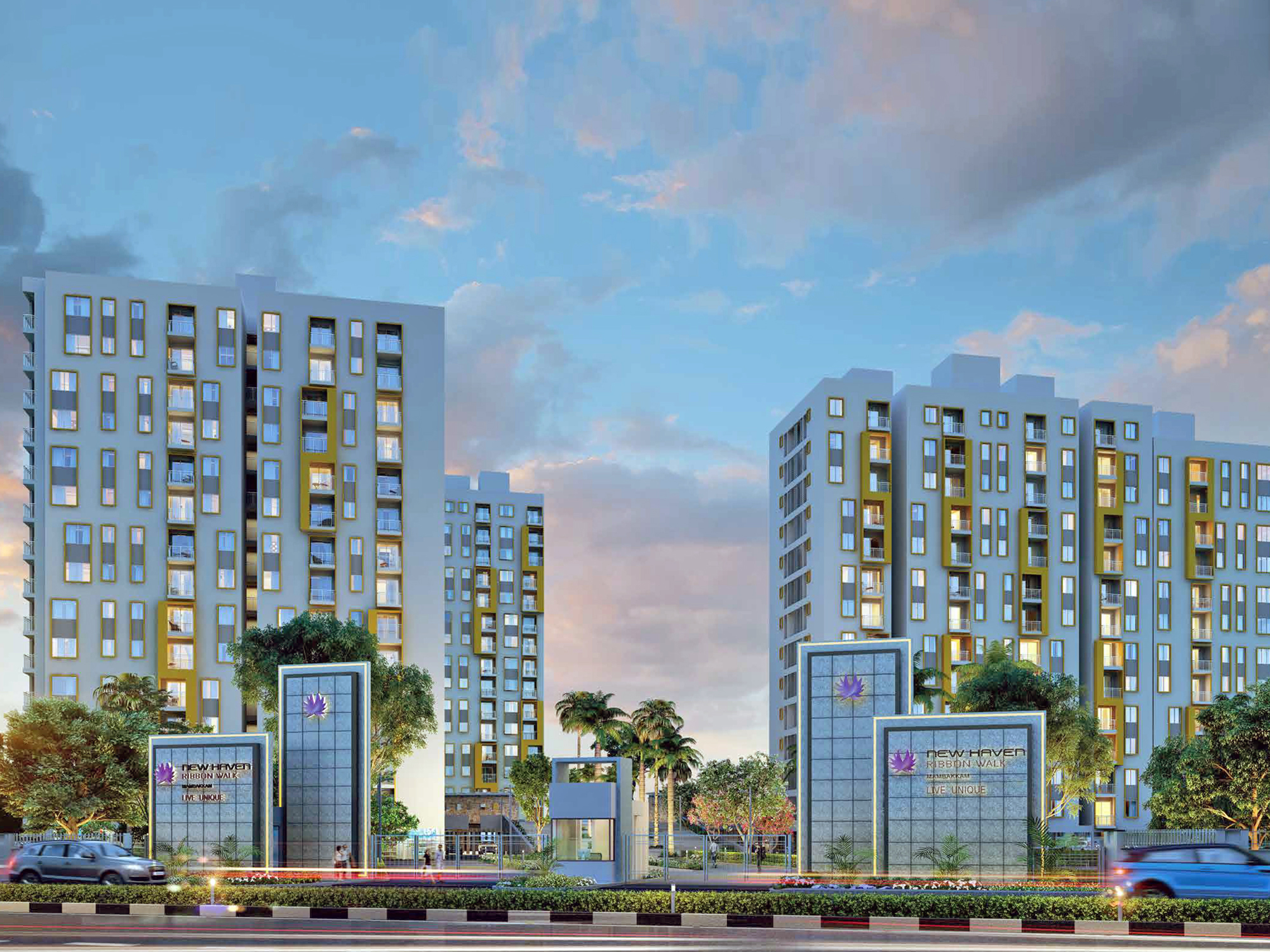 TATA New Haven Ribbon Walk No76B/1, VandalurKelambakkam Road