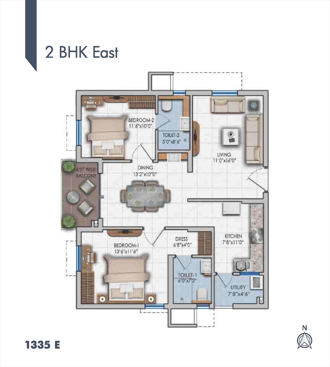 Ashoka Lakeside Chaitanya Enclave, Khajaguda, Hyderabad Apartments
