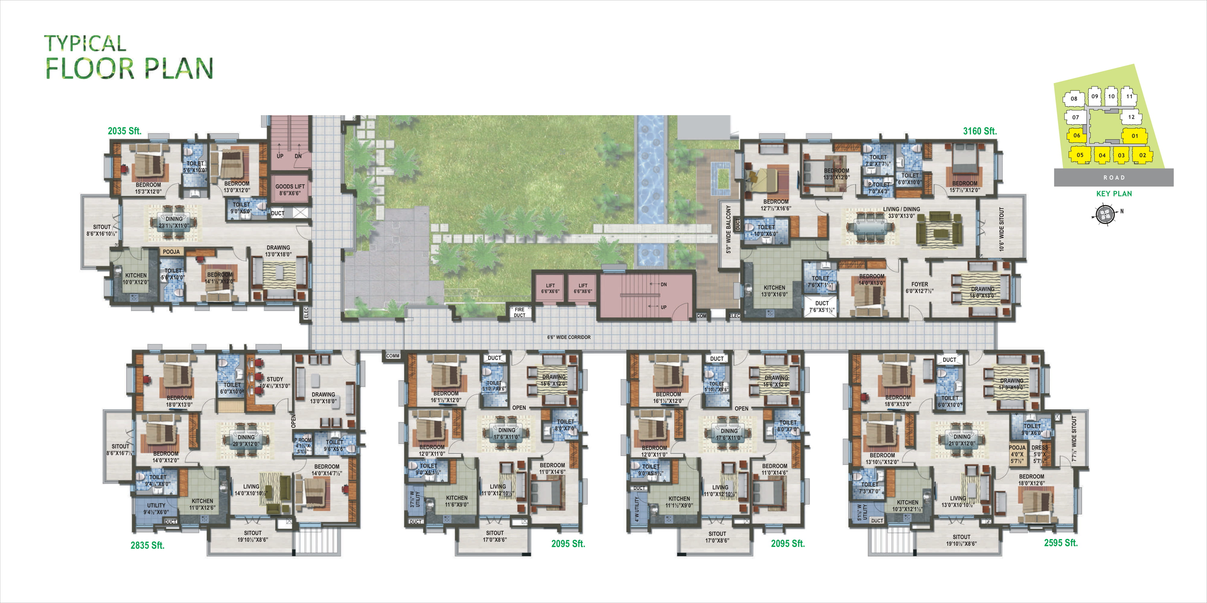 Estella White Field Road, Hyderabad Apartments properties JLL Homes