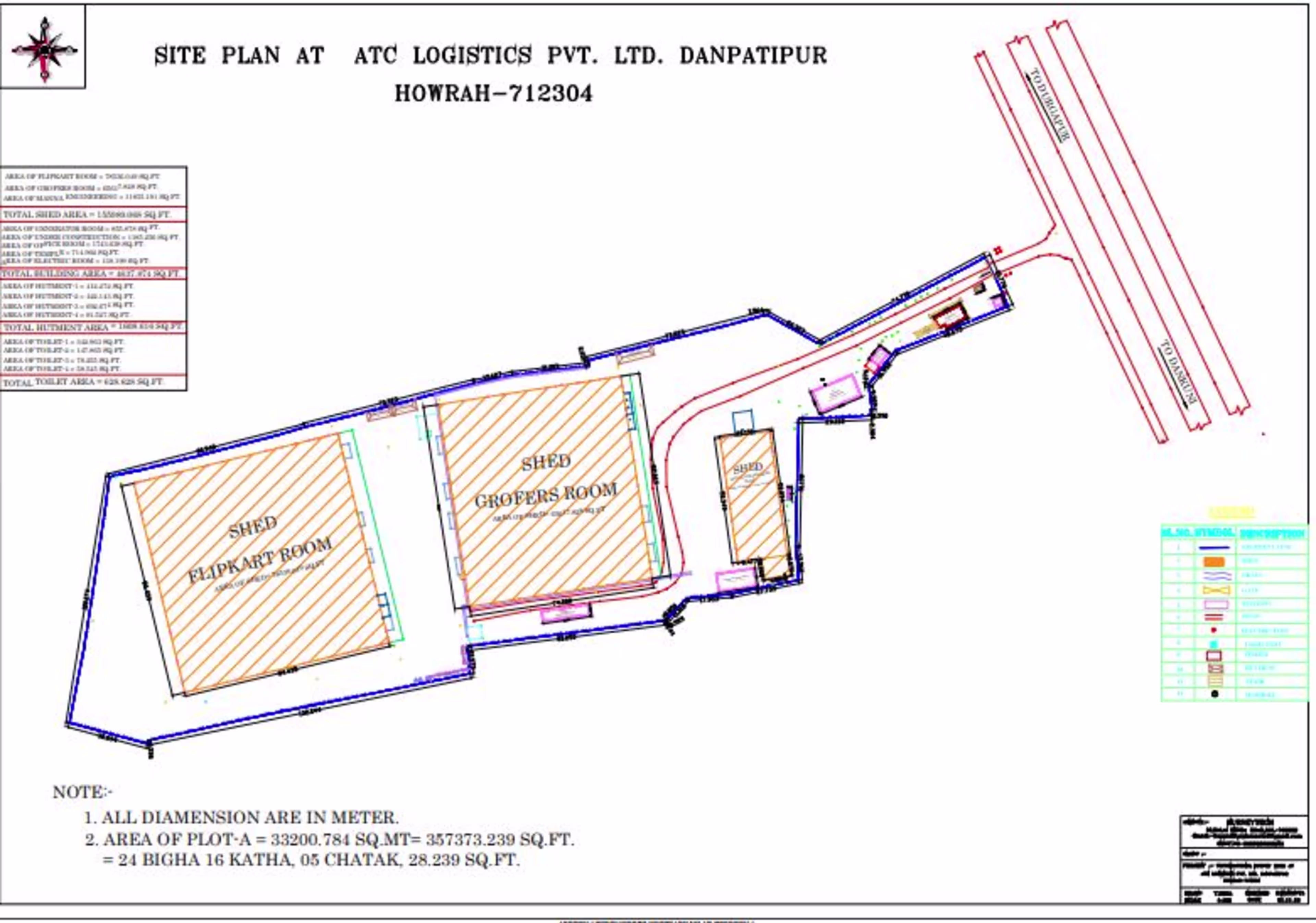 Warehouse in NH 02 - Durgapur Expressway