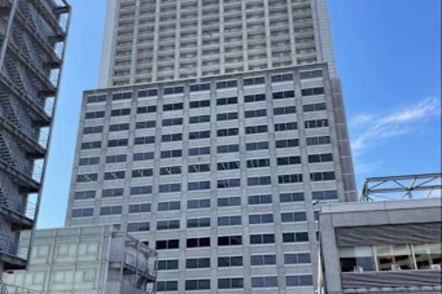 リバーサイド隅田セントラルタワー 賃貸オフィス物件正面写真