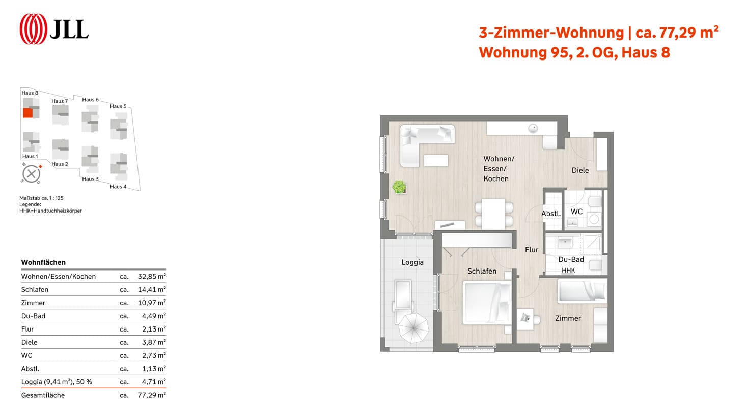 Grundriss Haus 8 Wohnung 5