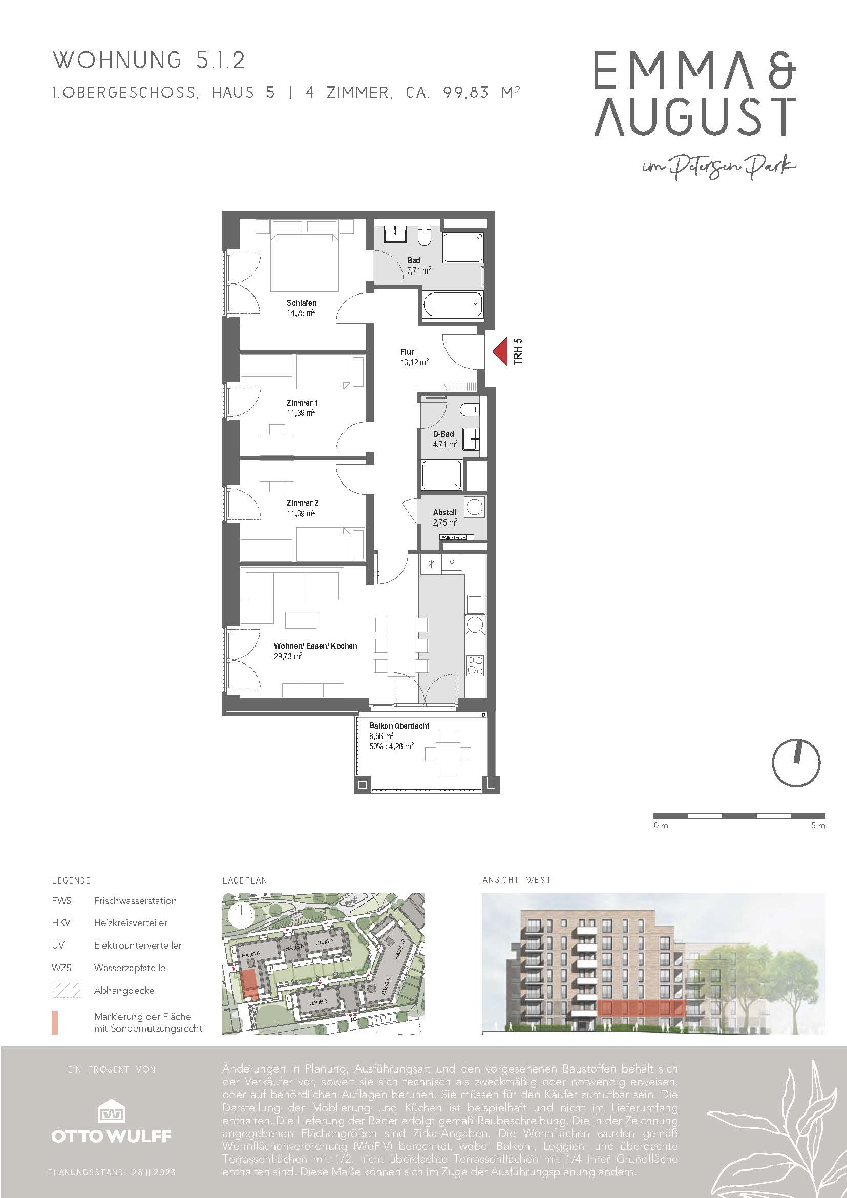 Grundriss/Floorplan Emma & August 5.1.2