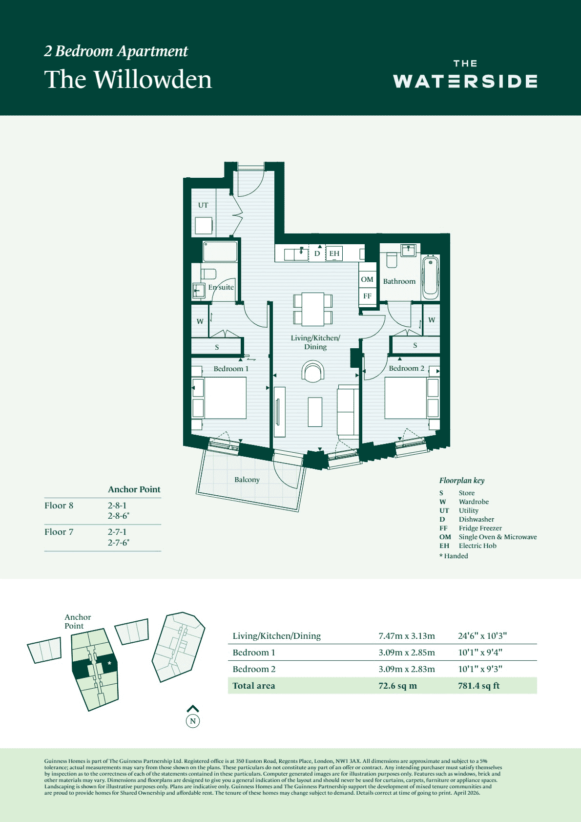 The Willowden 2-Bed Floorplan.png