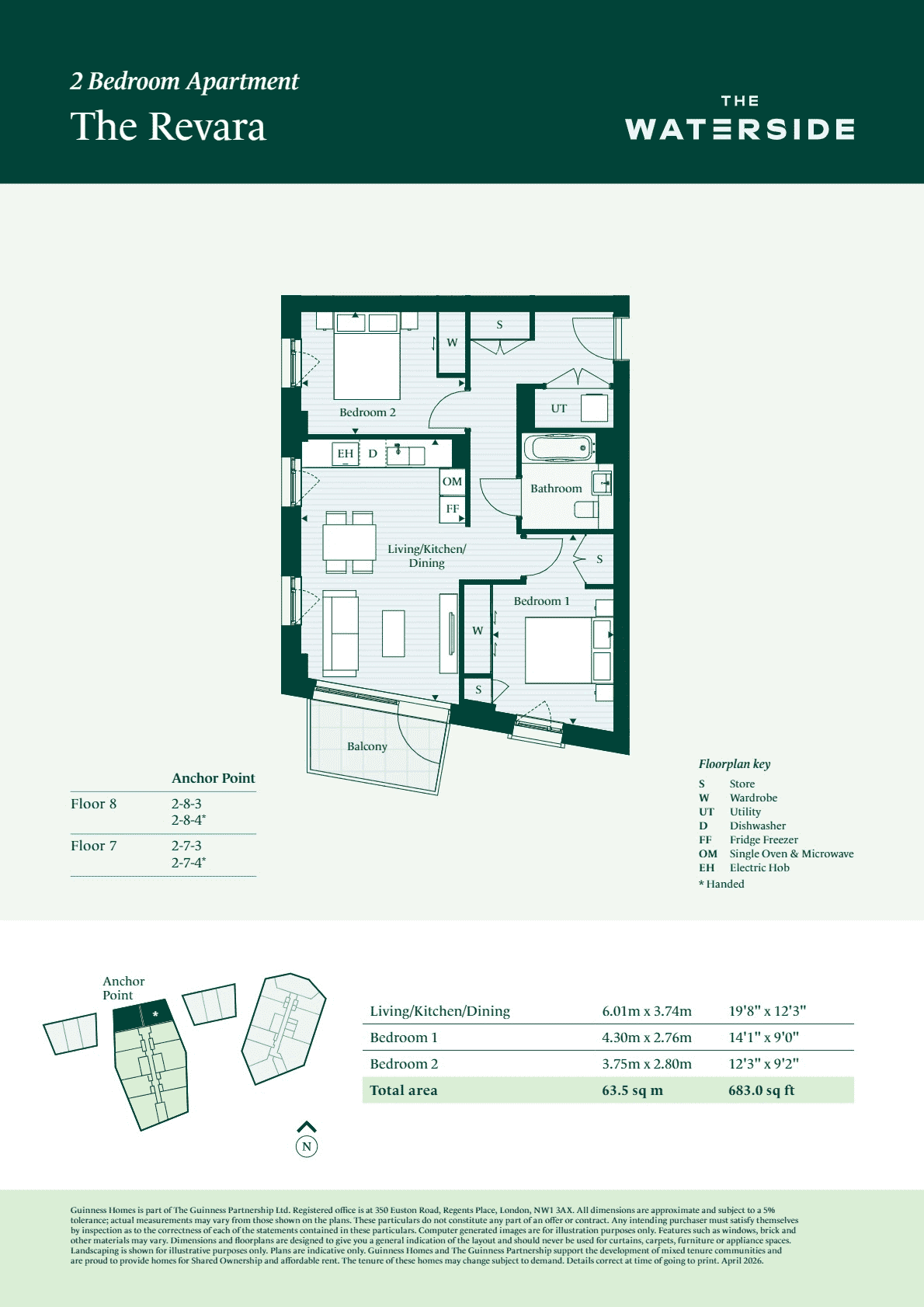 The Revara 2-Bed Floorplan.png