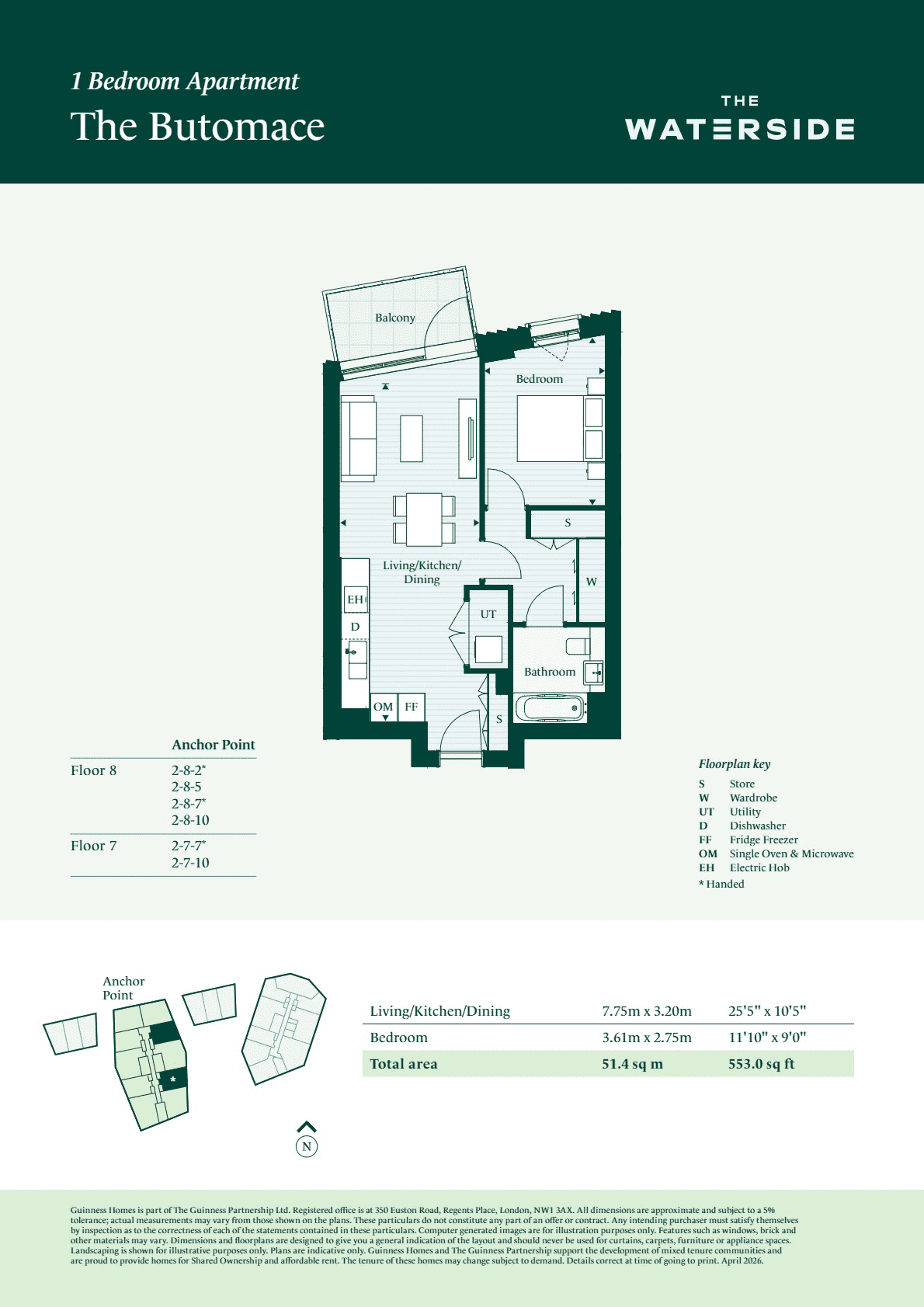 The Butomace 1-Bed Floorplan.png