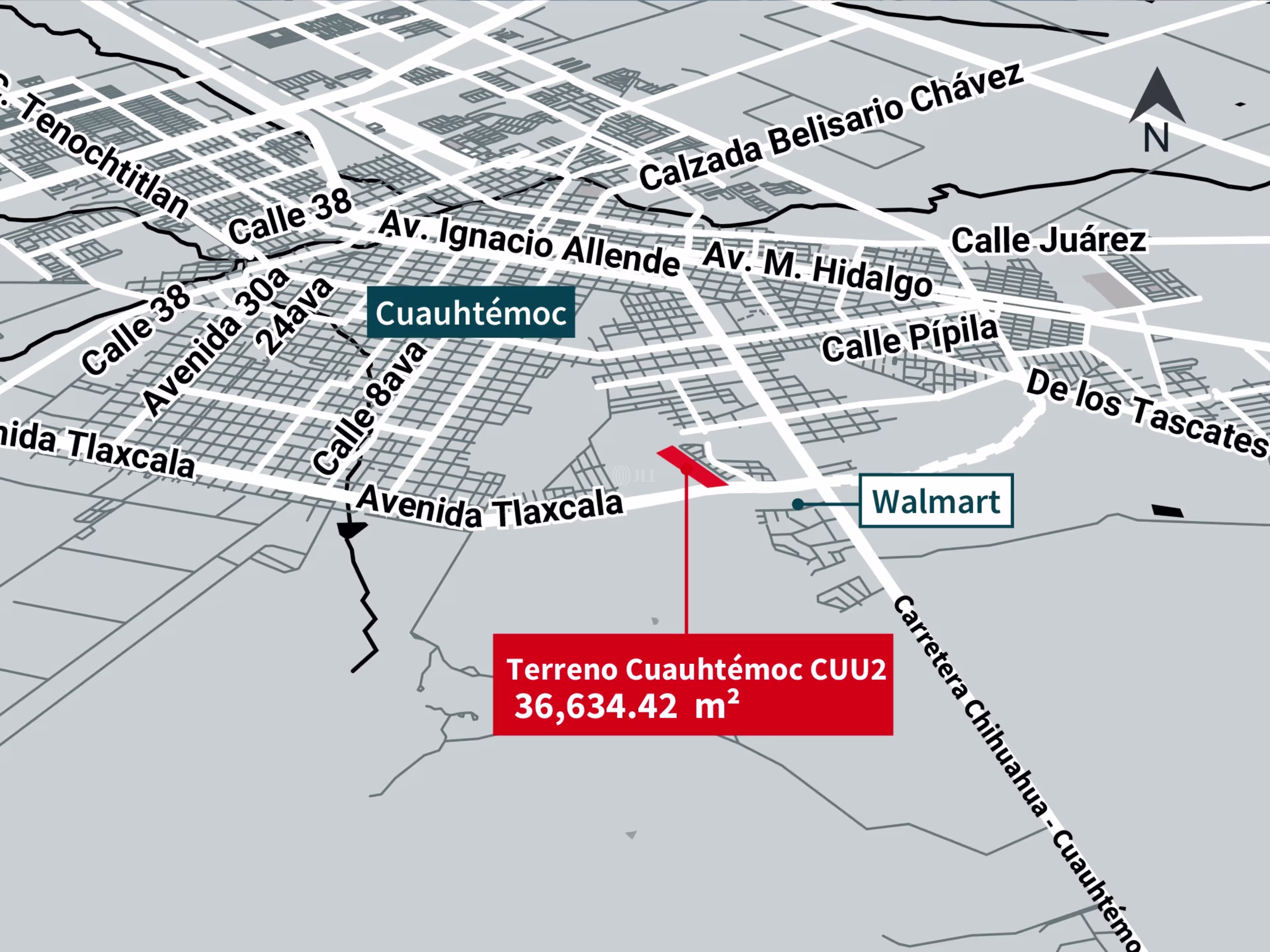 Blvd. Jorge Castillo Cabrera, Fraccionamiento Las Huertas Etapa 1, Cuauhtemoc, C.P. 31555, Chihuahua